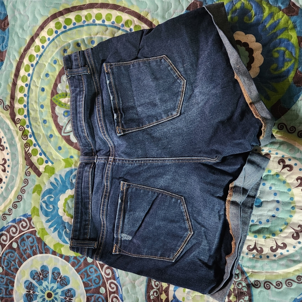 Womens Apt 9 Denim Blue Women's Shorts - Picture 8 of 9